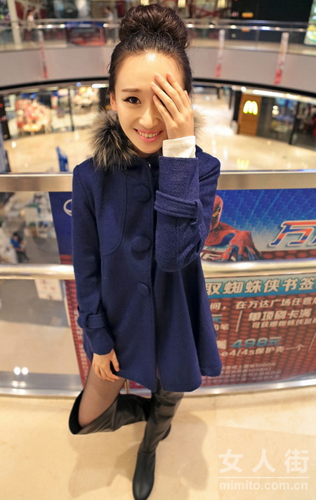 公主控最爱 20款毛毛领大衣